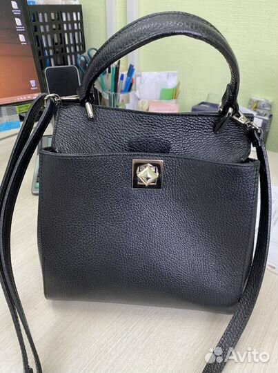 Сумка натуральная кожа Италия Бриари