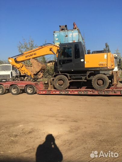 Колёсный экскаватор Hyundai R170W-7, 2010