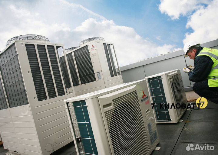 Кассетная сплит-система Kentatsu 60 на 180 кв.м