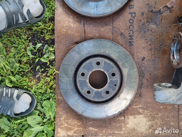 Диски тормозные вентилируемые передние