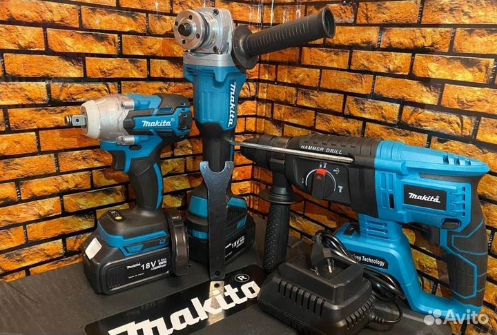 Наборы безщеточн электроинструментов dewalt makita