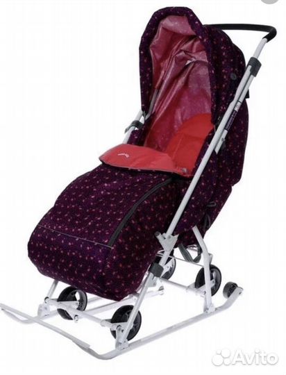 Коляска санки новые Наши детки 3-1