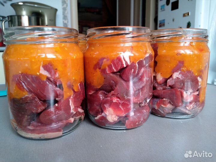 Говядина.Индейка.Свинина.Курица.Тушенка домашняя