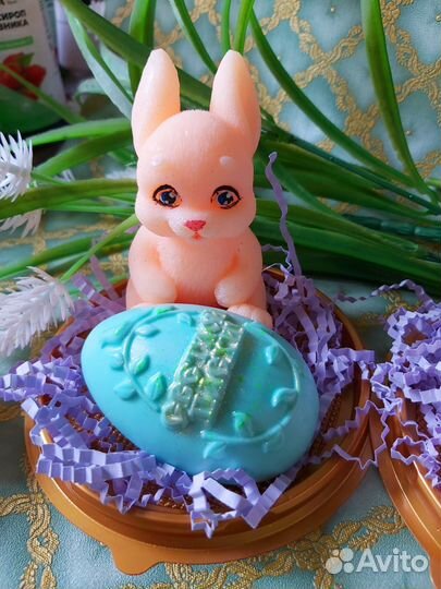 Сувенирное мыло ручной работы к Пасхе