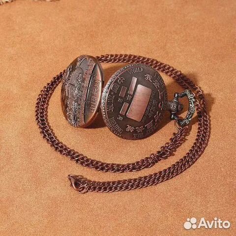 Модные Винтажные кварцевые карманные часы