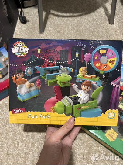 Три набора лего, новые. Ферма, пекарня, парк