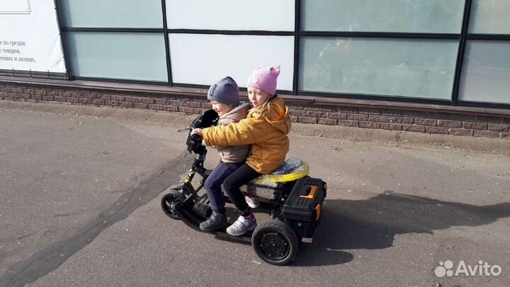 Электровелосипед детский, трехколесный оригинал