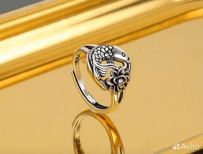 Серебряное кольцо Lucky Fish