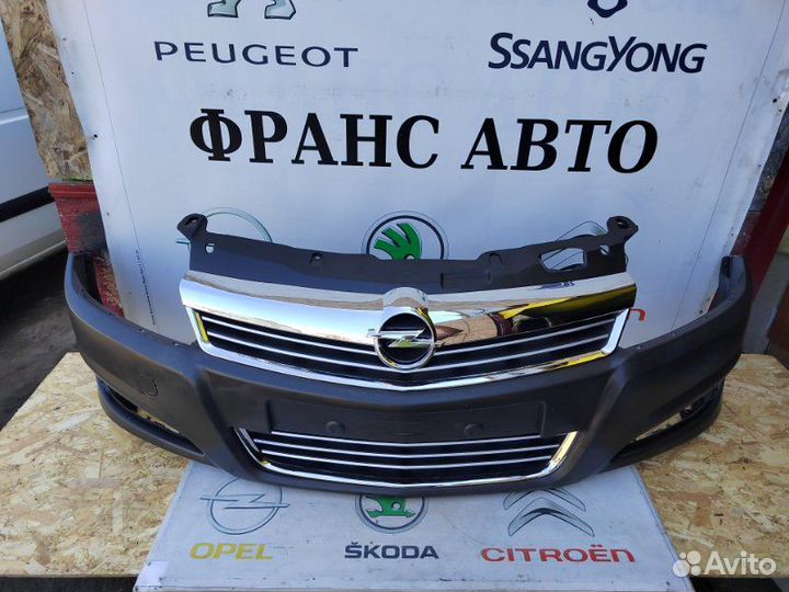 Бампер в сборе передний Opel Astra H 07-15