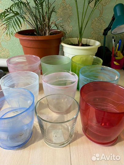 Горшки стеклянные для орхидей