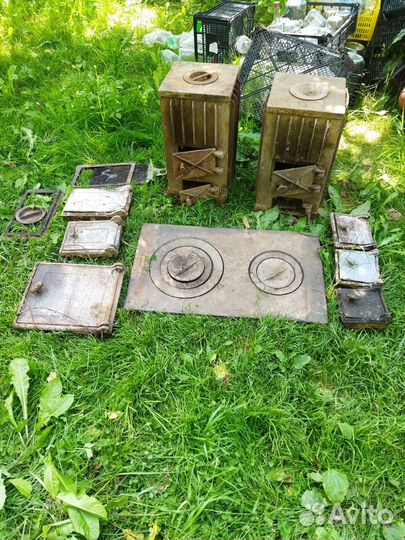 Печь буржуйка чугунная