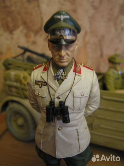 Tamiya 1/16 Rommel. Фигурка, масштаб 1/16