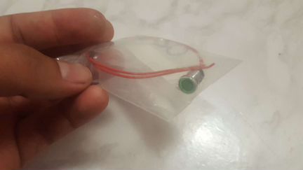 Светодиод зелёный встраеваемый