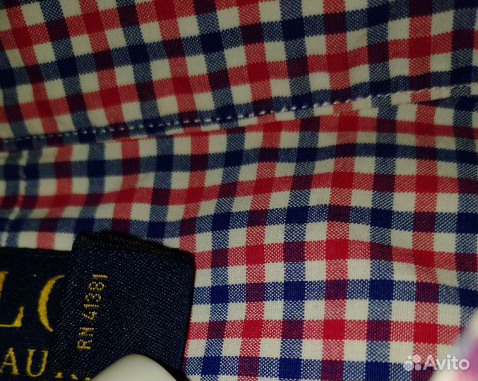 Рубашка в клетку Polo Ralph Lauren slim fit