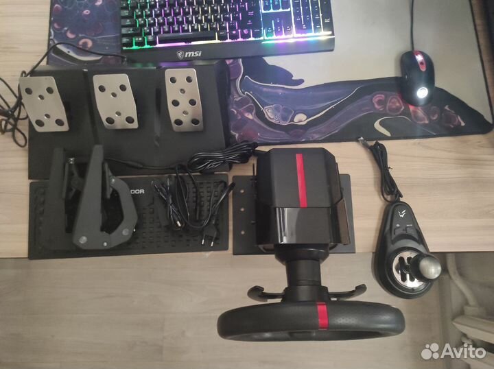 Руль ardor gaming Silverstone черный