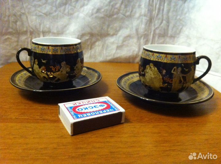 Кофейный набор на 2 персоны на метал.подставке