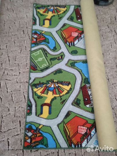 Детский игровой коврик - дорога