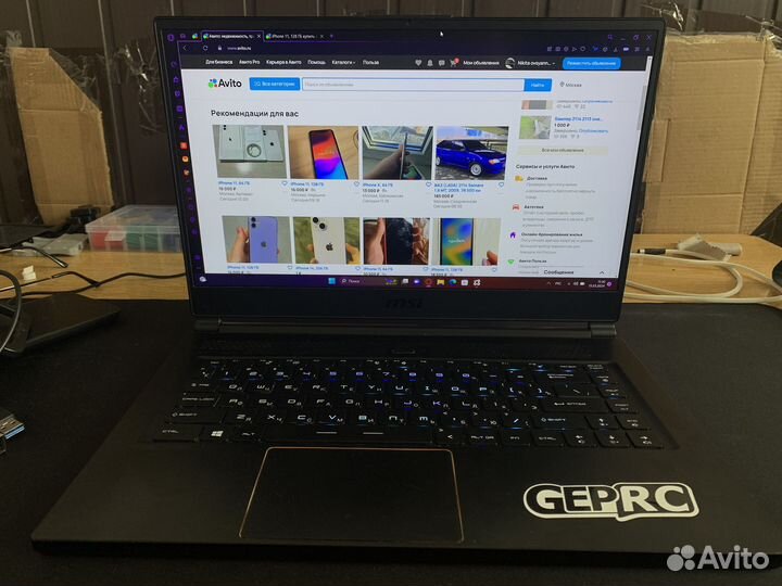 Игровой ноутбук ультрабук MSI GS65