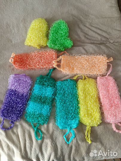 Мочалка ручной работы