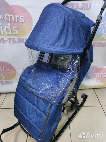 Санки коляска новые