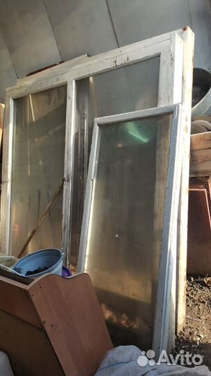 Отдам деревянные окна