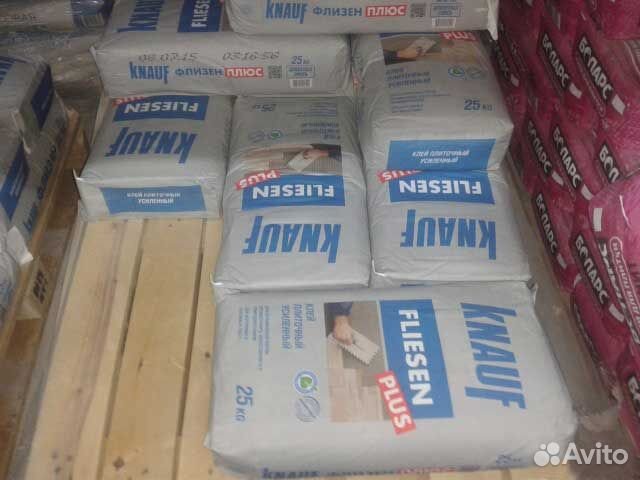 Кнауф Клей плиточный усиленный Флизен плюс 25кг (42м/под)