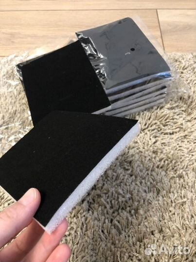 Паралоновые бархатные вставки в коробки