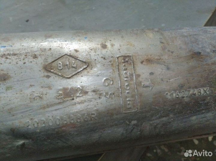 Глушитель Nissan Almera седан 1.6 2015