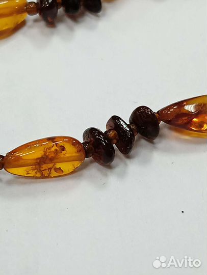 Бусы янтарь СССР