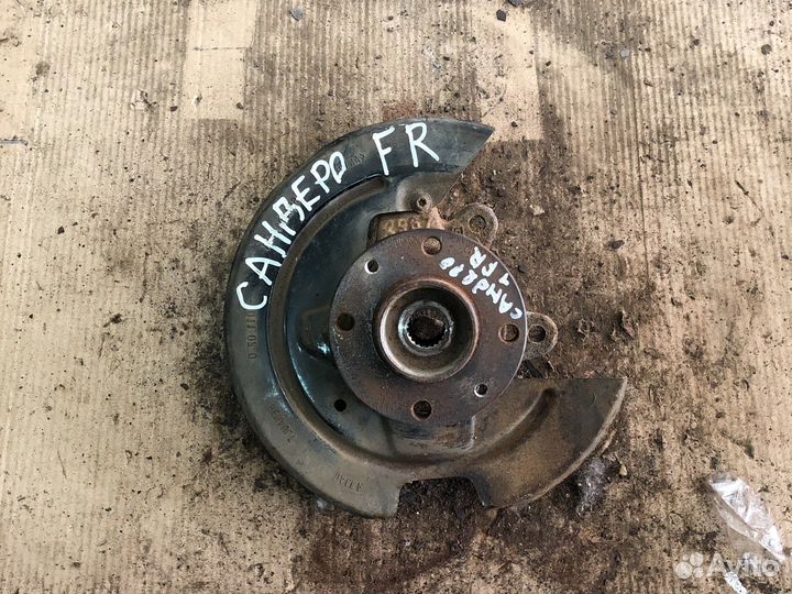 Renault sandero кулак поворотный