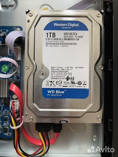 Видеорегистратор 4х канальный(16ip) + жесткий диск