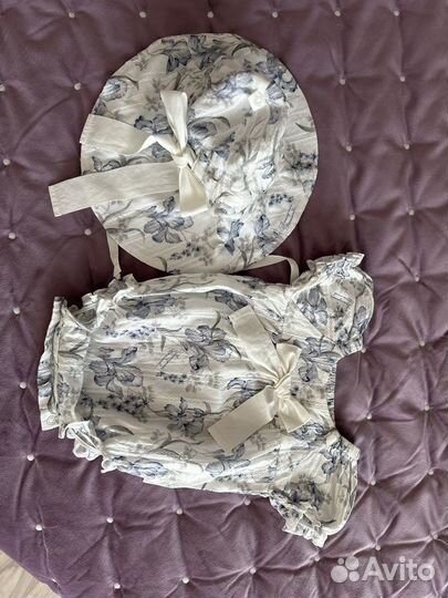 Комплект боди и панама от Наследник выжанова