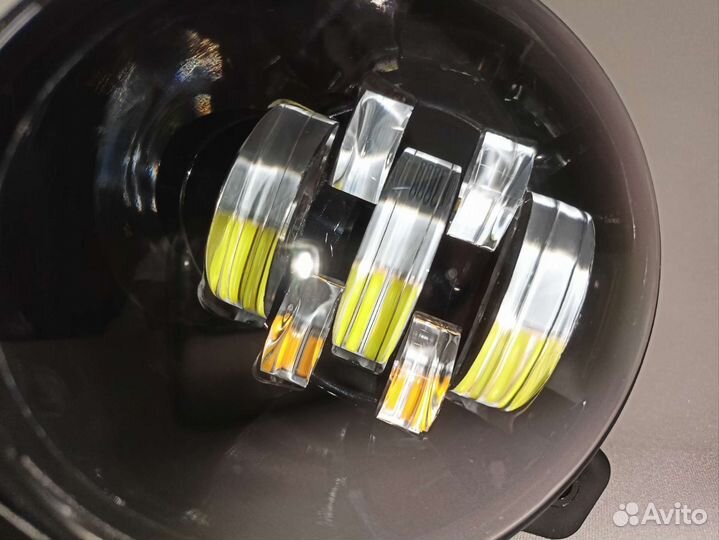 LED птф калина гранта ларгус семь линз два режима