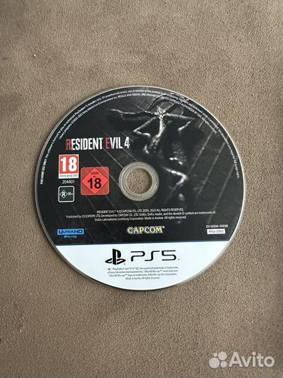 Resident evil 4 remake ps5 диск