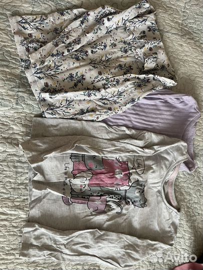 Вещи пакетом на девочку 104 110