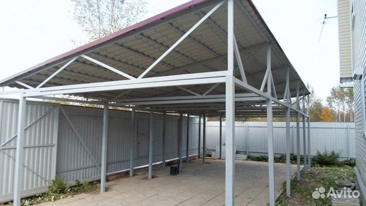 Навесы из сотового поликарбоната