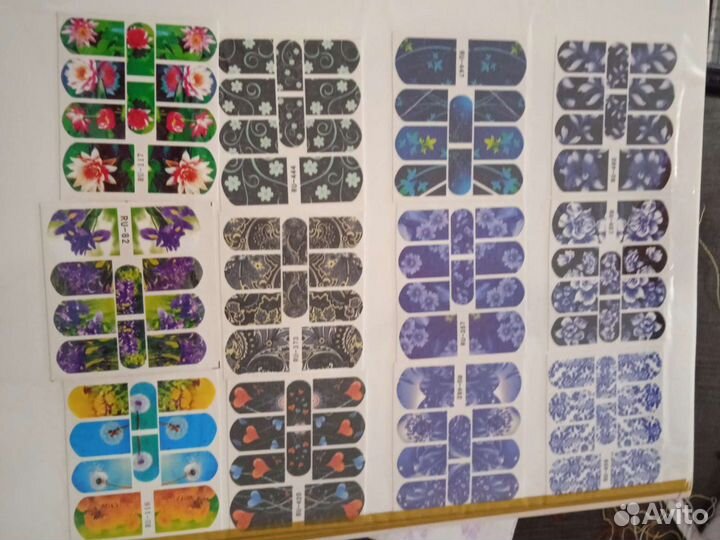 Наклейки для ногтей 1400 шт