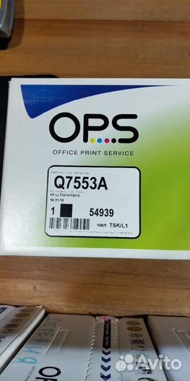Картридж для HP LJ Q7553A черный