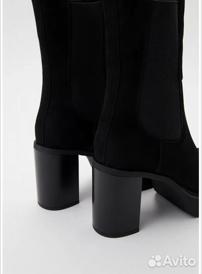 Ботильоны женские зимние 39 натуральная кожа и мех