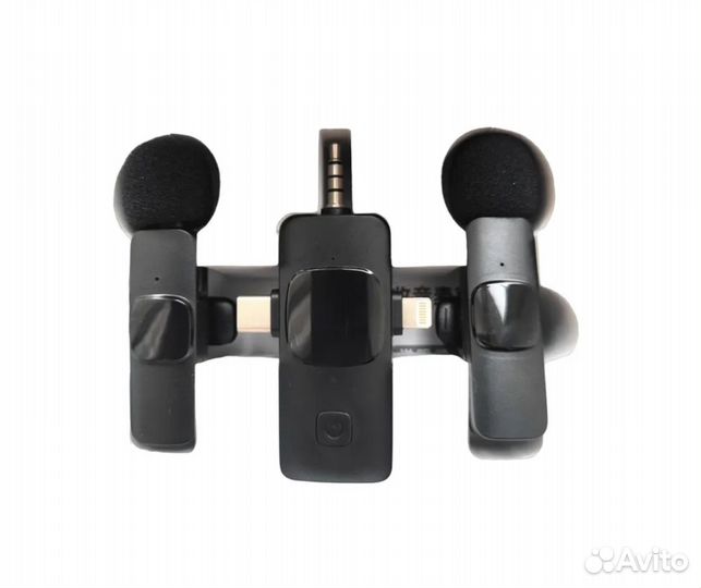 Беспроводной Петличный микрофон IOS, Type-C, 3,5мм