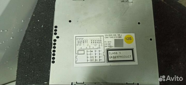 Штатная автомагнитола Volkswagen Golf