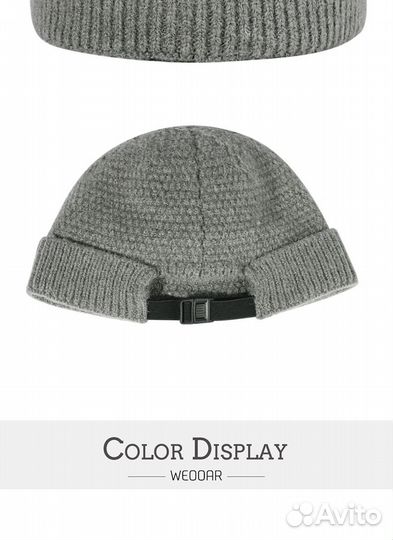 Вязаная шапочка осень - весна