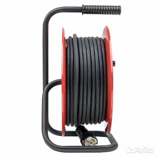 Удлинитель на катушке 4х50м с заземл. 16А IP20 Гефест 2.0 3.5кВт кг 3х2.5 с предохранителем PROxima