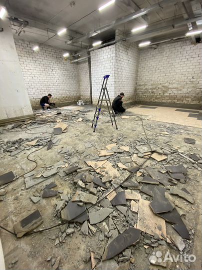 Демонтажные работы и вывоз мусора