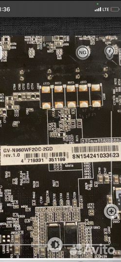 Видеокарта Gigabyte GeForce GTX 960 4 gb