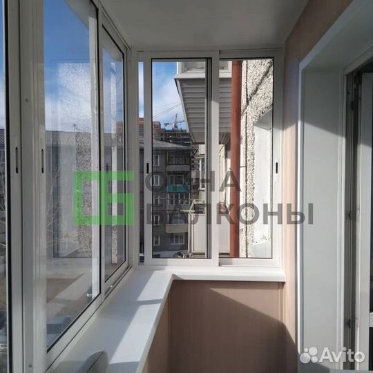 Остекление балконов в панельном доме