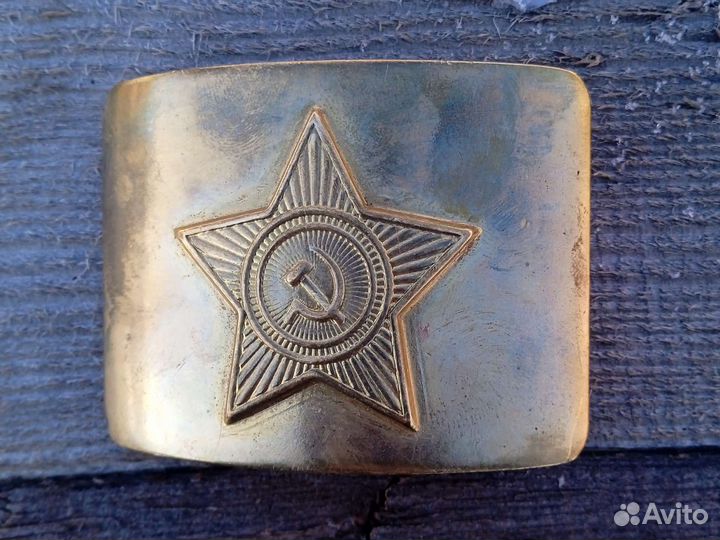 Пряжка для ремня латунь