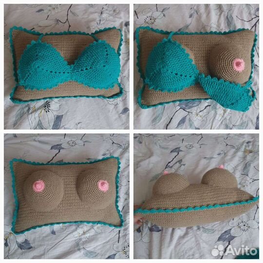 Подушка грудь антистресс