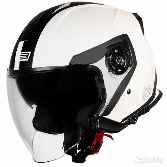 Шлем origine palio techy белый/серый (открый со ст