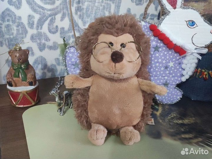 Ежик Колюнчик в очках мягкая игрушка Orange toys